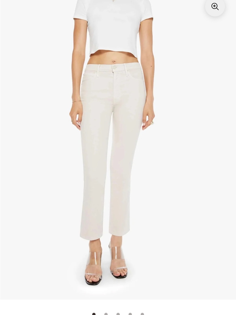 NWT Mother the mid rise smokin bouble flood -color tapico . price is firm !